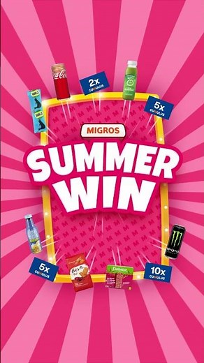 Migros Summer Win: faites vos achats, jouez et gagnez