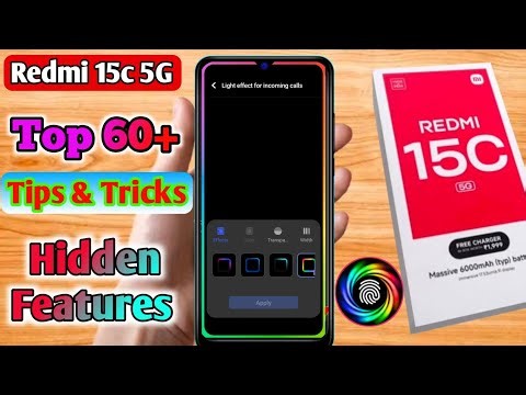 redmi 15c hidden features, redmi 15c tips and tricks