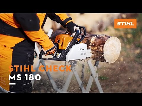 STIHL Check: Kompakte Benzin-Motorsäge MS 180 mit 1,9 PS
