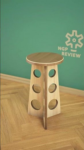 This DIY Bar Stool Folds Like Magic!