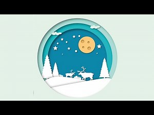 How to make a paper cutout Illustration in Illustrator.