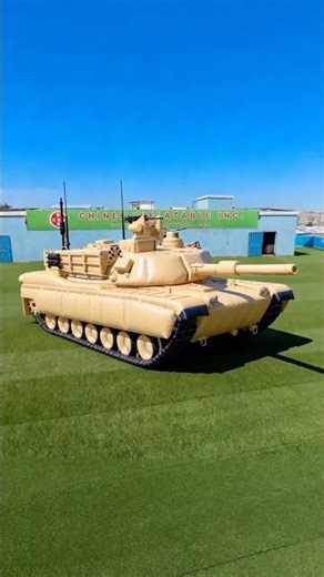 Realistic Military Inflatable Decoys by Chinee Inflatables #awesome #iranisraelwar #military #tank