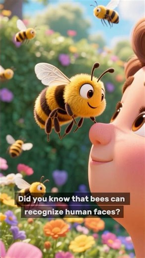 Did you know bees can recognize human faces? #bees #beehive