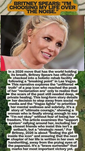 Britney Spears Enters REHAB: "The Fight for My Life" ߙ #BritneySpears #healing