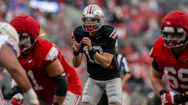 Ohio State spring game postgame interviews 