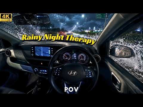 POV: Can't Sleep? Come Drive With Me 🌧️ | Rainy Highway Night Drive ASMR