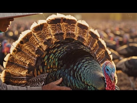 Inside an organic Turkey farm: Raising giant birds in a natural way
