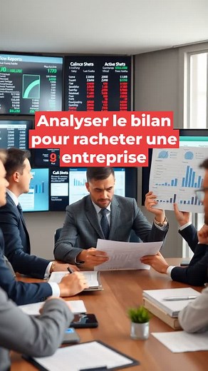 Analyse d'un bilan avant rachat d'entreprise
