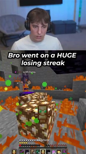 Dr Donut RAGED after losing so many times 😭 #minecraft #drdonut