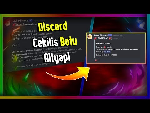 DISCORD | ÇEKİLİŞ BOTU ALTYAPISI | Discord Bot Altyapı