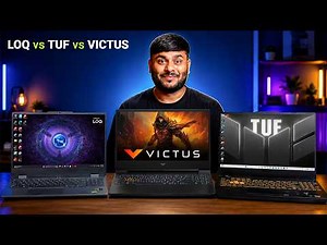 ASUS TUF F16 vs Lenovo LOQ vs HP Victus RTX 3050 6GB 🔥 Best Gaming Laptop Under ₹85,000?