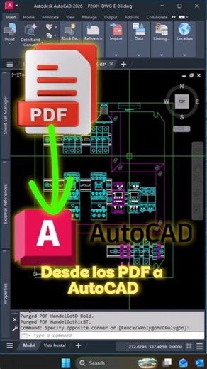 AutoCAD as an Expert: Converting PDF to DWG