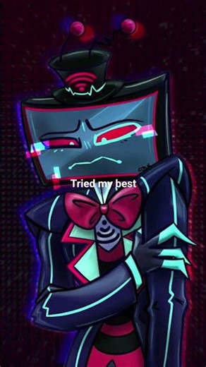 alastor making vox cry #hazbinhotel #alastor #vox