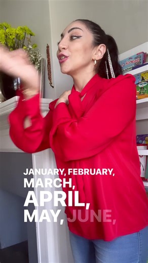 Let’s do the Macarena dance 🎶 - Brain Break #monthsoftheyear #macarenadance #circletime #preschoolers