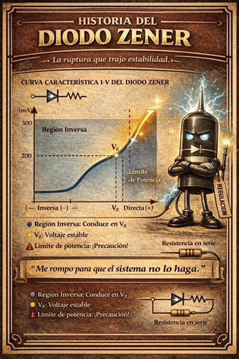 curva características del diodo zener #zenercurva #diodozenercurvacaracteristica