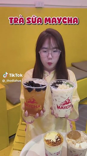 Trà Sữa Khổng Lồ Maycha 1 Lít Siêu Ngon Tại Huế