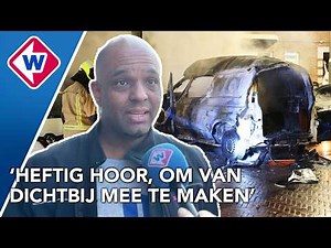 Ravage in straat na explosie bij bestelbus
