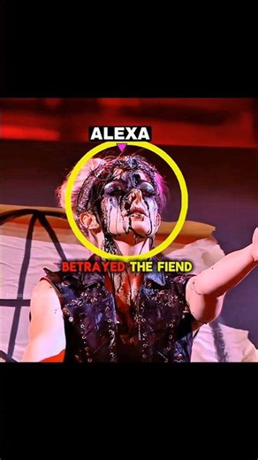 Alexa bliss betrays the Fiend 😬☠️