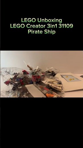 LEGO Unboxing: LEGO Creator 3in1 31109 - Pirate Ship #lego #shorts @LEGO