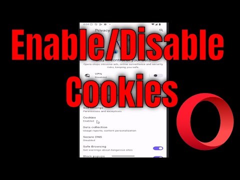 How to Enable or Disable Cookies in Opera Browser on Android [Mobile]