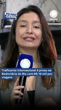 International drug trafficker arrested at Rio bus terminal with R$10,000 per trip.
