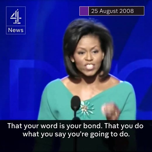 Did Melania Trump copy parts of a Michelle Obama speech from 2008 in her address to the Republican National Convention? | Channel 4 News