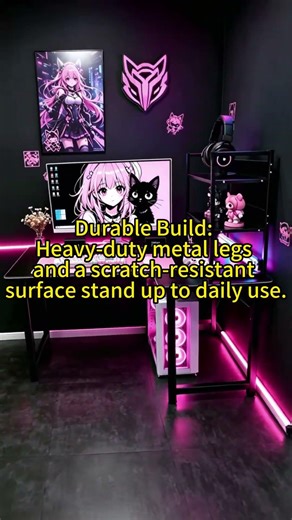 This L-Shaped Desk Changed My Gaming Setup Forever #gamingdesk #desksetup #officedesk #gamingsetup