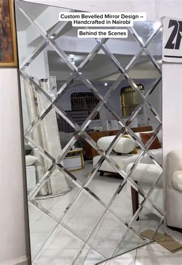 Custom Bevelled Mirror Design in Nairobi: Behind the Scenes