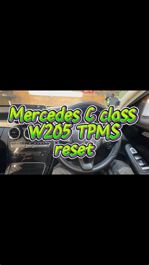 How to reset TPMS system on a Mercedes c class w205 2016 tire pressure monitoring system #mercedes #howto #tpms #reset #maintenance #mechanic | The Flying Duck77