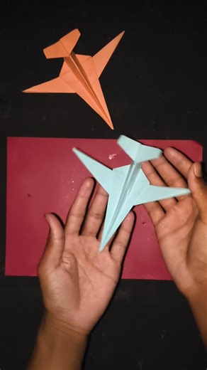 😱 How to make a super fast paper jet🔥✈️ ( 1 minute trick ) #papercraft #paperjet #easytrick #diy