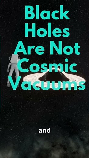 Black Holes Aren't Vacuum Cleaners