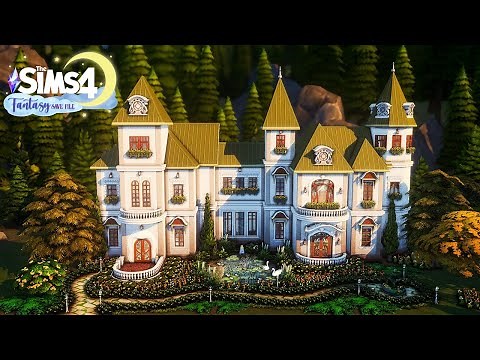 Glimmerbrook Mansion | Sims 4 Speed Build | Fantasy Save File