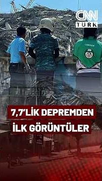 Myanmar'da 7,7 Büyüklüğünde Deprem! Kuvvetli Deprem Kameralara Yansıdı