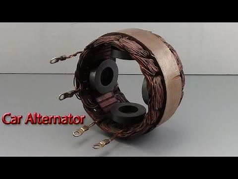 How to turn car alternator into 220v electric generator