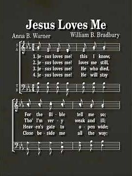 Hymn song: Jesus Loves Me #music #hymns #hymn #choir #gospelmusic