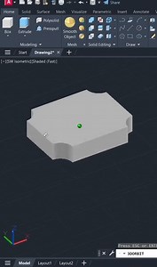 how to create 3D components in Autocad #autocad_3D | Iskandar Isla Cad