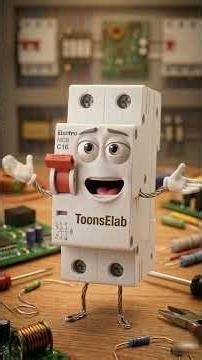 MCB Ka Sach 😳 | Talking Cartoon AI Explains MCB #shorts #mcb #electrical #aicartoon