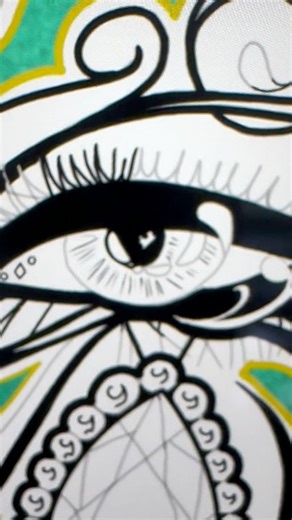 Eye of Nephthys ✨Sheet 11 from Britt Raymond’s Hiero- Flash....