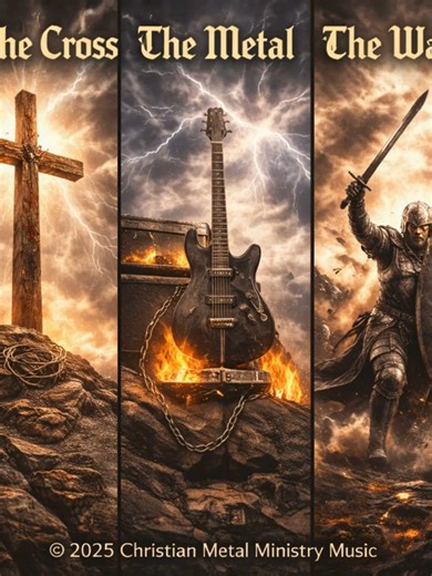 The Cross, The Metal, The War.................. Publisher: The Christian Metal Ministry™ Copyright: © 2025 Christian Metal Ministry Music @followers #TheCrossTheMetalTheWar #ChristianMetal #ChristianMetalMinistryMusic #TheChristianMetalMinistry #ThunderFromTheThrone #MetalWithAMessage #FaithInBattle #SpiritualWarfare #ForgedInFaith #WorshipWithWeight #HeavyFaith #MetalForChrist #GospelInMetal #StandYourGround #ArmorOfGod #FaithOverFear #BattleHymns #ChristianMusic #MetalMinistry #ChristCentered 