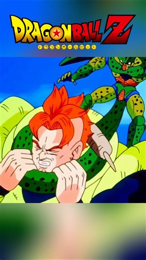 DBZ 🚨 “Cuando todo estaba perdido: C-16 intenta frenar a Cell” 😱 #shorts #dbz #goku #anime #cell