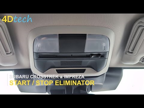 Subaru Crosstrek/ Impreza DISABLE Auto Start/Stop Feature - Turn ON and OFF permanently! [2024-2025]