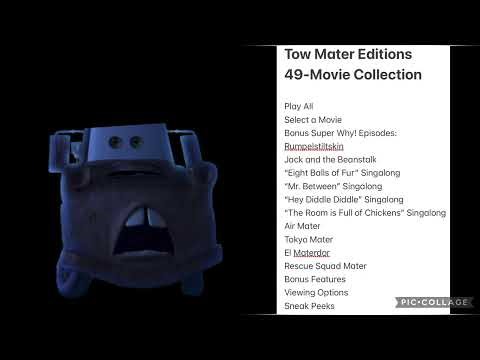 Tow Mater 49-Movie Collection 2025 DVD Main Menu
