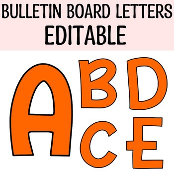 Bright Bulletin Board Letters, Large Alphabets, Boho Decorative Alphabets