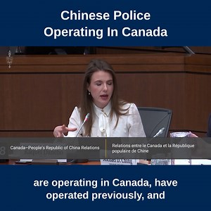 208K views · 6.4K reactions | https://nationalpost.com/news/politics/rcmp-disruption-china-canada This week, the Minister of Public Safety appeared at committee to provide an update on reports of illegal police stations operated by the People's Republic of China in Canadian cities. These reports are troubling, and the government must act to protect Canadian citizens and our sovereignty. Watch the Minister's response here: | Raquel Dancho | Facebook