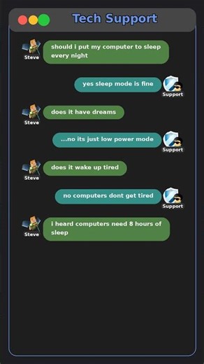 Customer Asked If Computer SLEEPS #techsupportdisasters