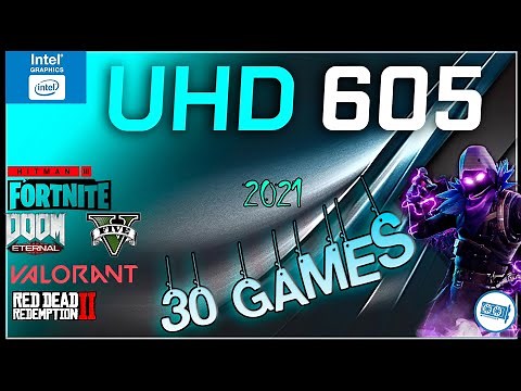 Intel UHD 605 in 30 GAMES (Pentium J5040, N5030, N5000 IGPU TEST) | 2021