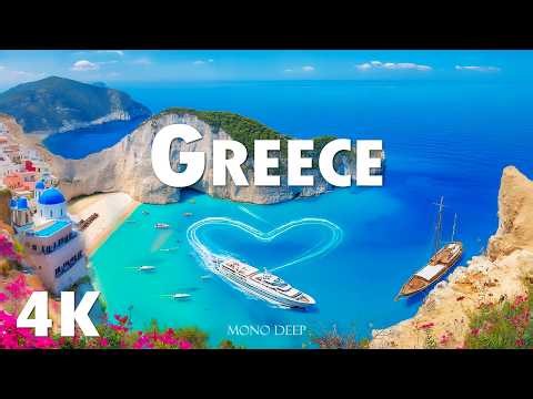 Greece 🇬🇷 4K Drone Footage | Navagio Beach, White Cliffs & Turquoise Paradise