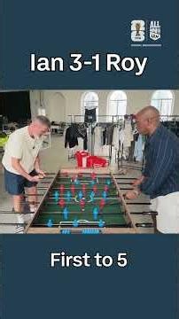 Wrighty vs Roy in Table Foosball ⚽️