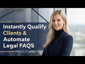 AI for Lawyers: Instantly Qualify Clients & Automate Legal FAQs