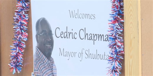 The inauguration of Shubuta’s new mayor